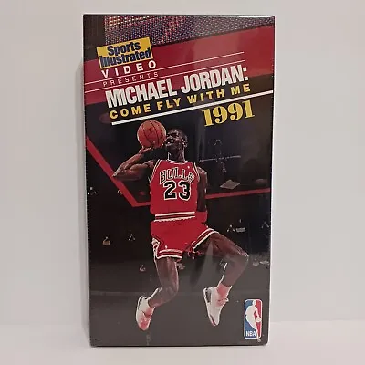 Vintage 1991 Michael Jordan Come Fly With Me VHS Video New Factory Sealed GOAT • $32.99