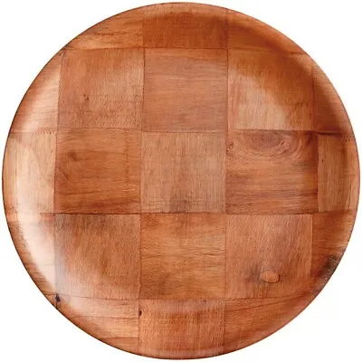 Choice 6  Woven Wood Plate Round 8 Inches Set Of 4 Plates • $8.99