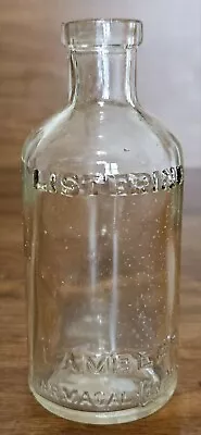 Vintage Listerine Lambert Pharmacal Company Clear Glass Bottle Medicine Bottle • $19.95