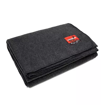 $53.99 • Buy Swiss Link Military Surplus 64 X 90 Inch Classic Wool Blanket, Charcoal Gray 