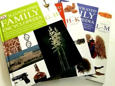 Set Of 3 DK Illustrated Family Encyclopedia  Vol 7 8 & 9 • £8.99