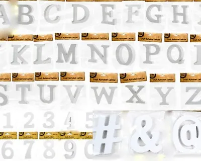 $8.82 • Buy NEW 20cm Wooden Letter Words MDF Wooden White Letters&Alphabet Craft Home Decor