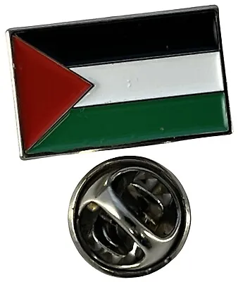 Palestine Flag Enamel & Metal Lapel Gift/ Pin Badge - 20mm FREE UK Delivery! • £2.99