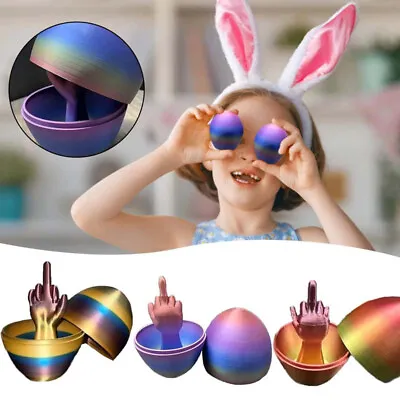 Easter Eggs Easter Decorations-Surprise Middle FingerFunny Middle Finger • £7.51