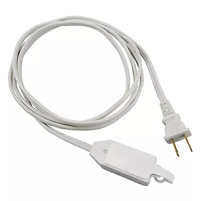 Extension Cord 16/2 SPT-2 White Polarized Cube Tap 6-Ft. -09411ME • $9.80