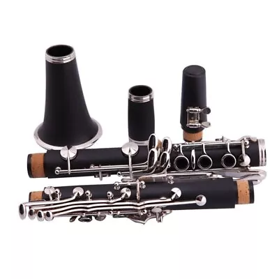 Bb Clarinet 17 Key Bakelite W/ Gloves ScrewdriverLubricantPolishing ClothBag • $207.27