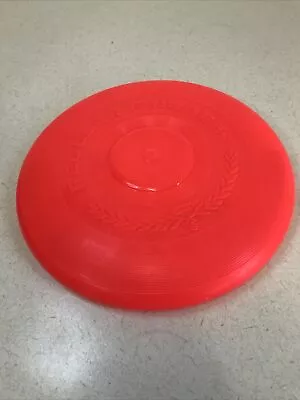 Vintage Frisbee 1966 Wham-O Regular Flying Disc Orange MFG San Gabriel Calif. • $15.89