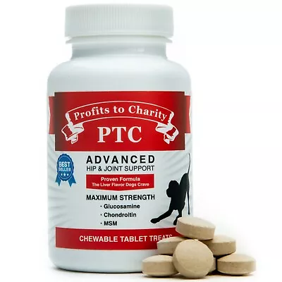 Hip And Joint Support Glucosamine Chondroitin MSM For Dogs  • $43.95