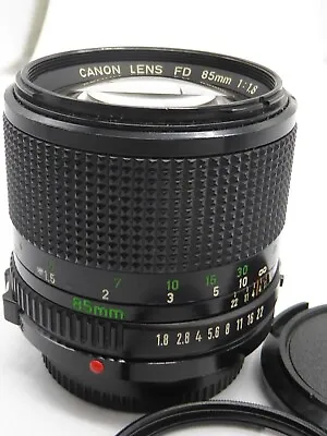 Canon 85mm F/1.8 Prime Lens - Canon FD Mount - For AE1 A1 F1 F1n AV1 AE1P AT1 • £259.99