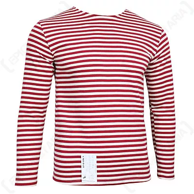 Genuine Russian OMON Telnyashka - 100% Cotton Striped Long Sleeved T-Shirt New • $32.95