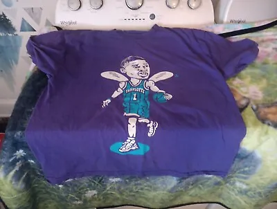 Muggsy Bogues Charlotte Hornets Shirt Size XL T-shirt • $25