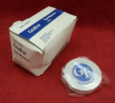 NEW Grafco Tape Measure / 72  / 1340-2 / White / Box Of 6 / Graham-Field • $25.99