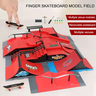 Skate Park Ramp For Tech Deck Fingerboard Finger Board Ultimate Park Toys Gifts • $19.99