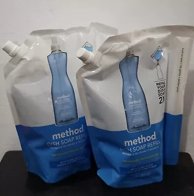 METHOD DISH SOAP REFILL SEA MINERALS 36 Fl.oz. Each ~ LOT OF 2 • $20.99