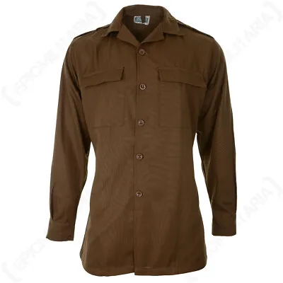 £36.95 • Buy Original Shirt South African Long Sleeve Nutria Brown SADF Army Military