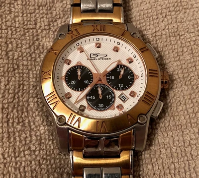 $50 • Buy Men's Daniel Steiger Chronograph Watch - Stainless Steel / 8078M