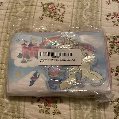 Loungefly My Little Pony Castle Megan And Skydancer Zip Wallet 2022 NWT • $34