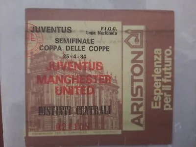 £24.99 • Buy Juventus V Manchester United 1984 Cwc Semi Final Ticket