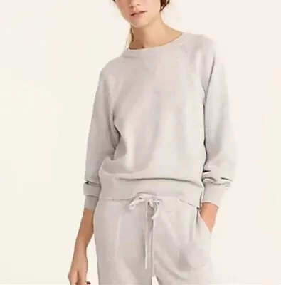 J Crew Womens XXS Cashmere Cotton Pullover Sweatshirt In Gray AY829 • $49.99