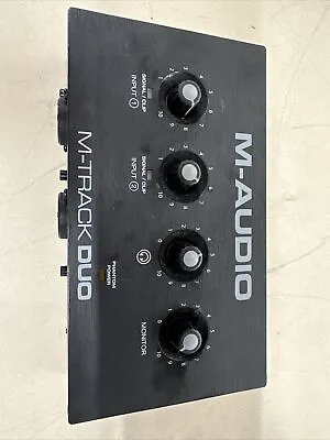 M-Audio M-Track Duo 2-Channel USB Interface Great Shape Perfect Look • $46.60