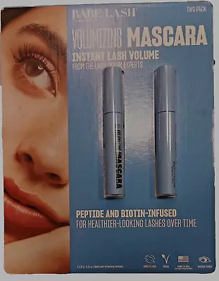 LOT OF 2 BABE LASH VOLUMIZING MASCARA 0.21 Oz EACH • $9.99