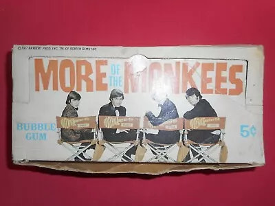 1967 More Of The Monkees Original Card Display Box Donruss • $95