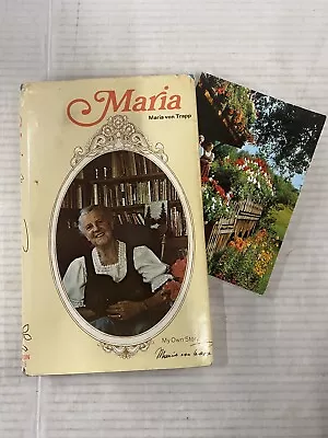 Maria My Own Story SIGNED Maria Von Trapp W Postcard • $39.99