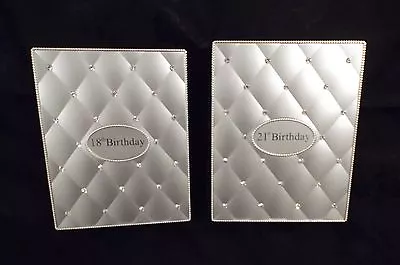 Photo Album 18 18th OR 21 21st Birthday 24 Crystals Diamantes On Front Cover • £15.99