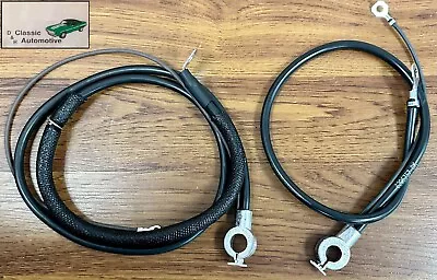 Spring Ring Battery Cables Pair Pos/Neg 69 Camaro BB W/HD Battery Top Post USA • $146.95