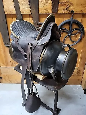 1859 Antique McClellan Civil War Officer's Saddle • $2750