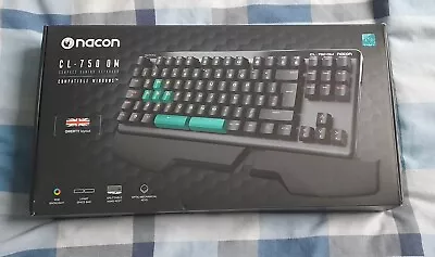 Nacon CL-750 OM – Optical Gaming Keyboard With Lighting Black. Used. VGC. • £9.99