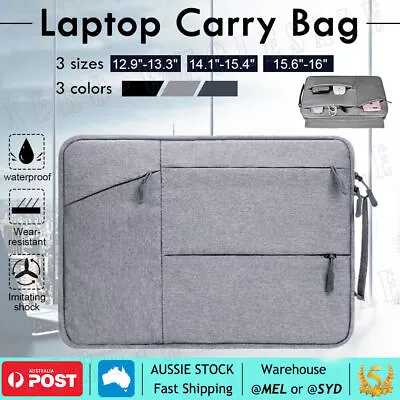 $13.95 • Buy Laptop Bag Sleeve Case Notebook Pouch Cover For MacBook Lenovo HP Dell 11-15.6 