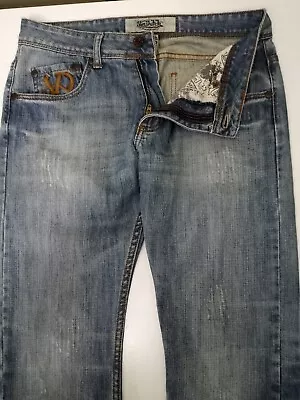 Von Dutch Jeans Men's 32X32 Distressed Denim Blue Originals EXCELLENT CONDITION • $35.81