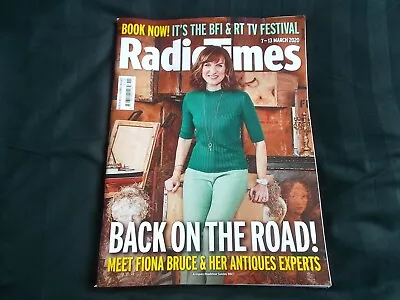 £7 • Buy Radio Times Magazine 7th March 2020 Fiona Bruce Antiques Show Noughts & Crosses