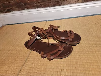 Ananias Handmade In Greece Leather Gladiator Sandals - Size Men’s US 10.5/EU 44 • $30