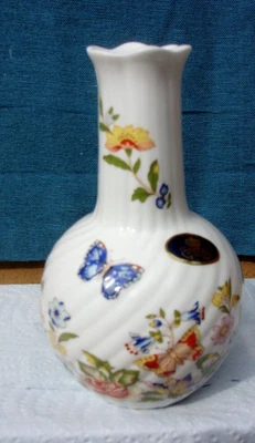 £2.99 • Buy Aynsley Cottage Garden Bone China Vase 13 Cms Tall