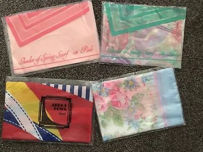 Lot Of 4 Vintage Avon Scarves Nip • $9.99