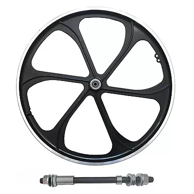 CDHPOWER 24  Black Aluminum Rear Mag Wheel/Bike Wheel Rim 135MM-Disc Brake Wheel • $69.88