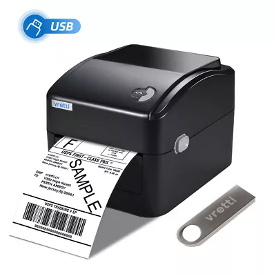 VRETTI Thermal Shipping Label Printer 4x6 Cheap Printer Label Maker • $64.99