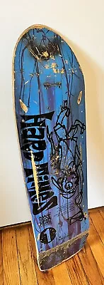 Blockhead Skateboards Hard Times #1 Modern Rider Skateboard Deck Reissue • $18