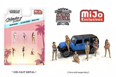 American Diorama 1:64 CALENDAR GIRLS 2 Die Cast Figures • $21.99