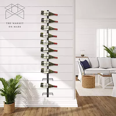 Wall Wine Rack For 12 Wine Bottles DIY Detachable Wine Storage Organizer 🎯 • $32.98