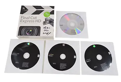 Final Cut Express HD MA261Z/A Version 3.5 Software Bundle Video Editing NO KEY • $14.39