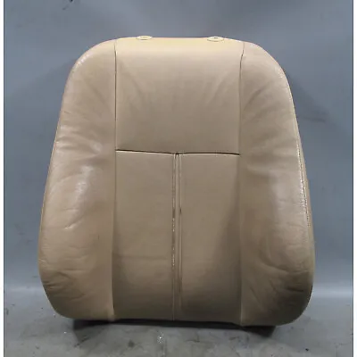 1998-2003 BMW E38 E39 5-Series Left Front Sport Seat Backrest Beige Leather OEM • $90