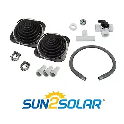 2 PACK Sun2Solar Deluxe Above Ground Swimming Pool Solar Heater W/ Bypass Valve  • $289.96