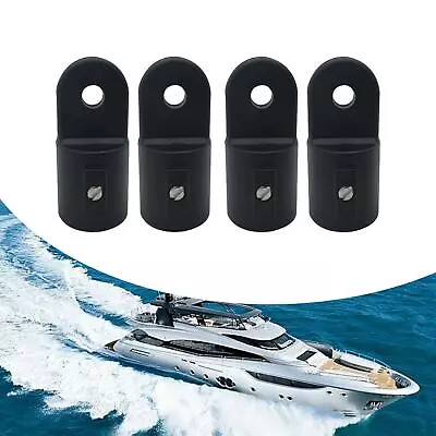 4Pcs Boat Fitting Top Cover Caps 7/8 Inch Round Inside Eye End Lightweight Pipe • £6.10