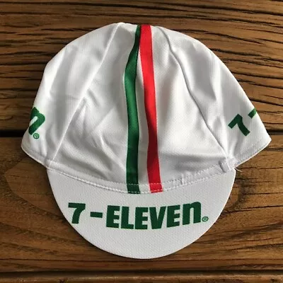 7-ELEVEN TEAM Cycling Cap - 100% Wicking Polyester NEW Free Shipping !! • $20.95