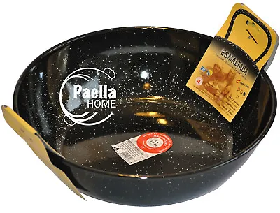 30cm - 38cm Deep Induction Two Handles Pan  Wok  Karahi  Deep Paella Pan     • £23.99