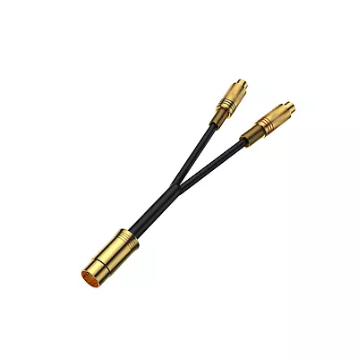 HI-End 1ft 5-Pin Din Male To 2RCA Gold Female Audio Cable • $18