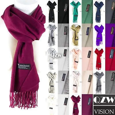 Womens Men 100% Cashmere Winter Warm Soft Scarf Scotland Made Scarves Wrap Wool • $7.69